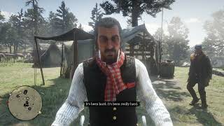 DUTCH WILL SAY THIS IF YOU KILL A LOT OF PEOPLE RDR2 [upl. by Adyol]