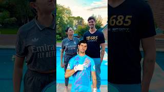 Goalkeeper or Swim 🙈💦 ft Courtois [upl. by Suu]