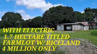 vlog 515 FARMLOT IN UMINGAN PANGASINAN 17HAS WITH ELECTRIC AND DEEPWELL [upl. by Sergo]