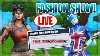 REAL FORTNITE FASHION SHOW HIDE AND SEEK SCRIMS BULLRUSH [upl. by Piegari93]