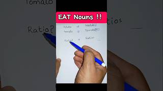 EAT Nouns   ELT  Grammar  Vocabulary  Linguistics  Inflection LinguaFranca1 [upl. by Aerdnaeel]