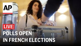 France elections 2024 LIVE Polls open in pivotal runoff vote [upl. by Suolekcin]