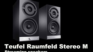 018 Teufel Raumfeld Stereo M streaming speakers review [upl. by Jr]