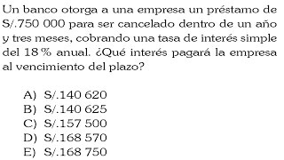 REGLA DE INTERES SIMPLE EJERCICIO RESUELTO [upl. by Demp]