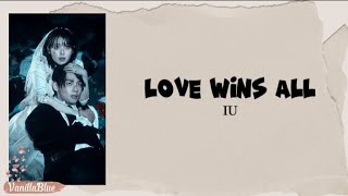 IU  Love Wins All Easy Lyrics [upl. by Htiaf]