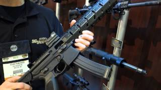 SIG MPXC MultiCaliber Submachine Gun SMGCarbineSBR Personal Defense Weapon PDW [upl. by Lezley959]