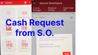 Cash request from account office  cash receive from account office  darpan 20  darpan app [upl. by Anniala309]