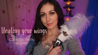 Healing your Wings Angelic Light Body RepairRebuild AI Implant Removal Light Language Reiki ASMR [upl. by Grane776]