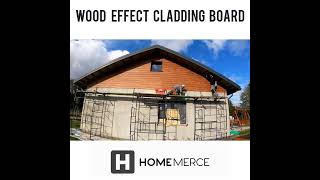 How to Install Exterior Cladding Board  Wood Effect EPS Board  house insulation amp mold protection [upl. by Otrebtuc]