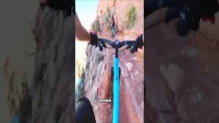 Craziest extreme Mountain Bike Rides shorts [upl. by Kiki331]