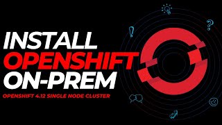 Openshift 412 Installation  Complete Openshift Cluster Installation  English [upl. by Halac99]