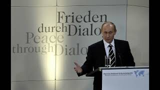 Putin Munich Speech 2007  In English [upl. by Carlton]