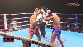 Muay Thai War Highlight of Singdam YOKKAOSaenchaiGym Vs Mathias Jonsson  YOKKAO 33 [upl. by Divod]