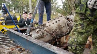 Flakpanzer Restoration Removing Transmission October 28 2017  Part 3 [upl. by Eiba347]