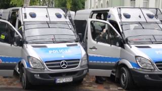 Ćwiczenia OPP  przyjazd do słupskiej Szkoły Policji [upl. by Lusar]