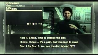 Metal Gear Solid 4  Swap Disc Codec Call [upl. by Nonah571]