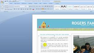 How to Create a Newsletter in Microsoft Word [upl. by Sirah266]