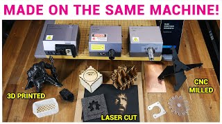 Snapmaker 2 0 review  A 3D printer laser engraver and CNC mill allinone [upl. by Ahsieit]