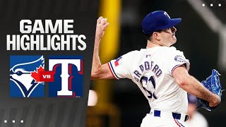 Blue Jays vs Rangers Game Highlights 91824  MLB Highlights [upl. by Nibroc]