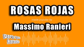 Massimo Ranieri  Rosas Rojas Versión Karaoke [upl. by Marian]