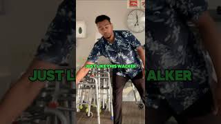 Front Wheel Walker at the Correct Height Safely and Easily [upl. by Nylaf]