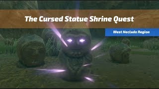 The Cursed Statue Shrine Quest  The Legend of Zelda Breath of the Wild [upl. by Htenay]