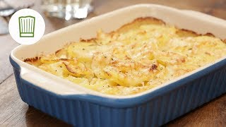 Klassisches Kartoffelgratin  Chefkochde [upl. by Ybloc]