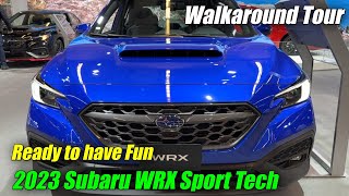 The Best Sport Sedan  2023 Subaru WRX Sport Tech [upl. by Nomis]