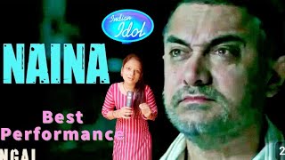 Blind Women Amazing Performance At Indian Idol  Naina Song  Indian Idol Season 13 [upl. by Eatton]