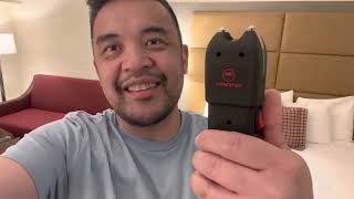 Vipertek VTS989 stun gun unboxing and testing…OUCHY [upl. by Maziar]