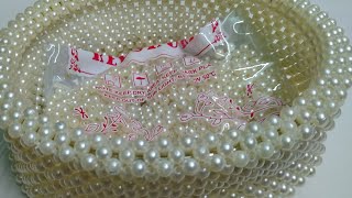 Moti craft IdeasBeaded Chowki  Beads Sofa Part 1 Beaded Singhasan [upl. by Pheni]