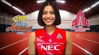 เกมที่ 2 NEC Red Rockets vs Toray Arrows [upl. by Doolittle]