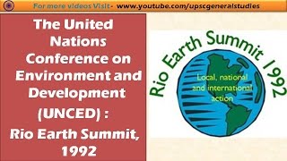 The United Nations Conference on Environment and Development UNCED  Rio Earth Summit 1992 [upl. by Deirdre]