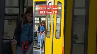 The Stadler TINA replaces old trams on BLT line E11 in Basel [upl. by Lledroc388]