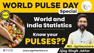 World Pulses Day Special Session  World and India Statistics 📊  Know your Pulses [upl. by Anirual]