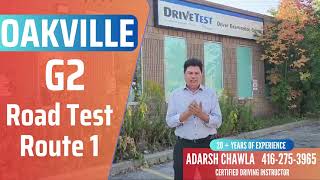 Oakville G2 Road Test Route 1  2023  New G2 Route by Experts [upl. by Barger]