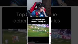 TOP 5 REGATES QUE DEBERIAN SER ILEGALES 😎 futbol regates tiktokshorts [upl. by Uile111]