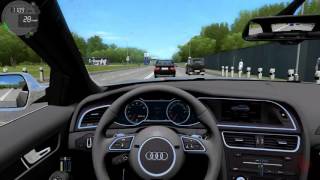 City Car Driving  Audi RS4 Avant [upl. by Nennek]