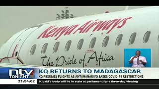 Kenya Airways resumes direct flights to Madagascar [upl. by Bertrando]