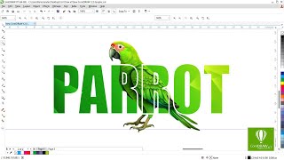 Corel Draw x7 Typography Tutorial corel draw designs [upl. by Ayanat170]