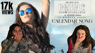 Indian 2  Calendar Song Lyric Video  French amp Indian React [upl. by Eelymmij859]