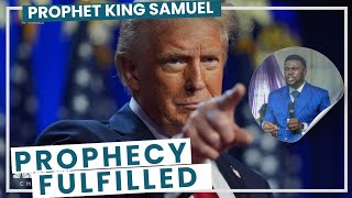 Watch ‼️Donald Trump Will Be The President Of America But This will happen Prophet King Samuel [upl. by Thissa]