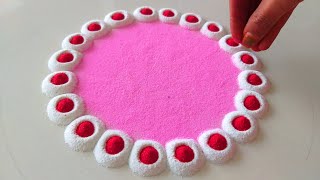 Very Easy Rangoli For Diwali 2023  Simple Diwali Rangoli  दिवाली की सरल सुंदर रंगोली  Top Rangoli [upl. by Todd837]