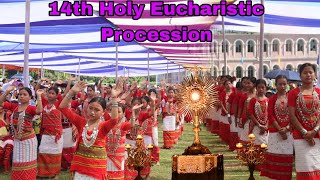 14th Diocese Level Holy Eucharistic Procession 2024  Khumulwng [upl. by Bowerman318]