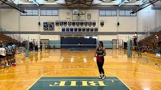 Kealakehe vs Hilo Girls varsity volleyball BIIF playoffs set 2 10192024 [upl. by Arlyn]