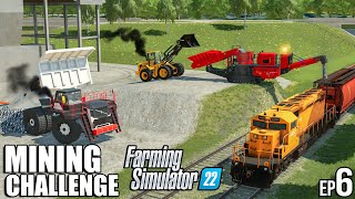 Mining LITHIUM ORE and export to GOLD CREST VALLEY  Mining Challenge  Farming Simulator 22  6 [upl. by Hoye]