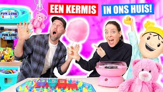 EEN KERMIS IN ONS EIGEN HUIS BEGINNEN Met Suikerspin Kraam ♥DeZoeteZusjes♥ [upl. by Ahsirpac]