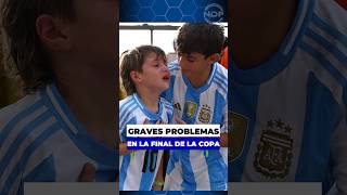 Graves problemas en las puertas del estadio de la final entre Argentina vs Colombia 😱 [upl. by Netsrek]