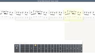 Leb I Sol Vlatko Stefanovski  Jovano  Jovanke BASS GUITAR TAB [upl. by Tailor57]