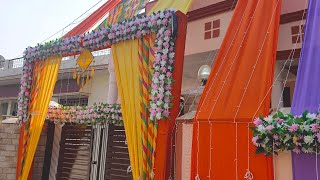 Surprise Decoration amp Tent House  Balloon Decoration  Flower Decoration  Best Tent House [upl. by Aihsemot]